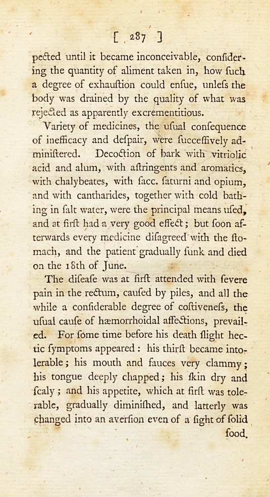 A Singular Case of Diabetes, Consisting Entirely in the Quality of the Urine; with an Inquiry into the Different Theories of That Disease.