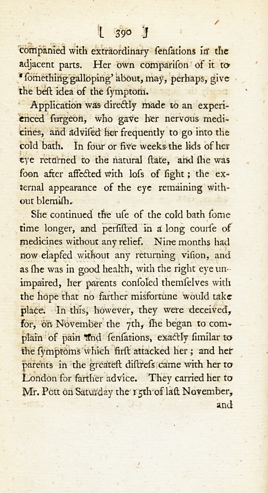 An Account of a Case of Amaurosis Cured by Electricity.