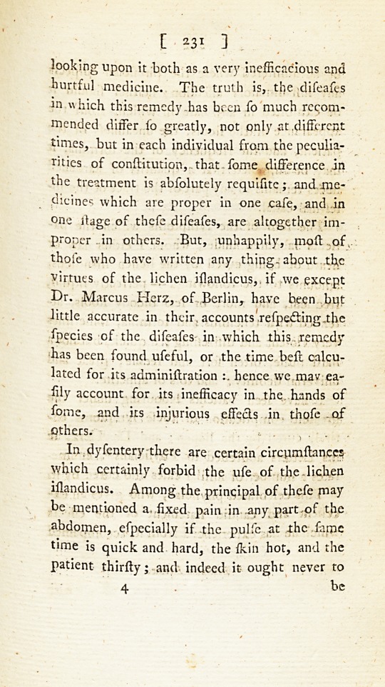 Some Observations on the Medicinal Effects of the Lichen Islandicus and Arnica Montana.