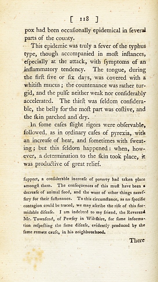 An Account of an Epidemic Fever That Prevailed in Cornwall in the Year 1788.