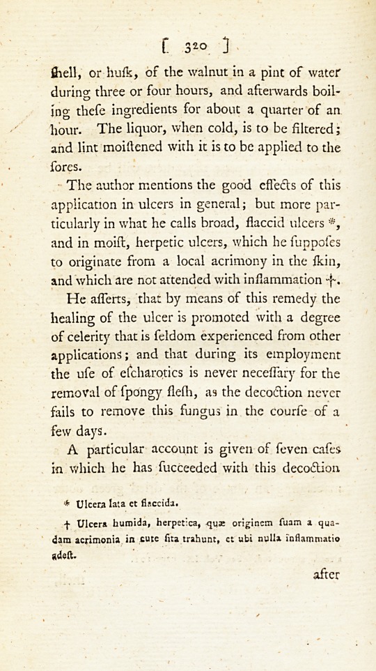 Of the Good Effects of a Decoction of the Outer Shell of the Walnut in the Cure of Ulcers.