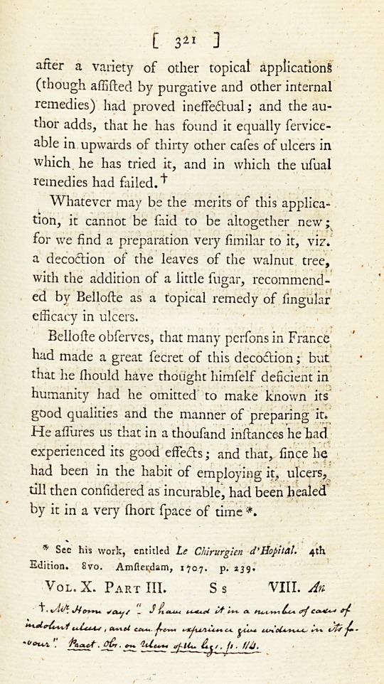 Of the Good Effects of a Decoction of the Outer Shell of the Walnut in the Cure of Ulcers.