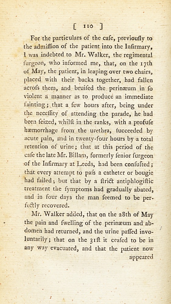 A Case of Retention of Urine, in Which a Puncture of the Bladder, in the Hypogastric Region, Proved, under Very Unpromising Circumstances, Successful; to Which Are Added Three Cases of Retention of Urine, and Some Remarks on Diseases of the Urinary Bladder.