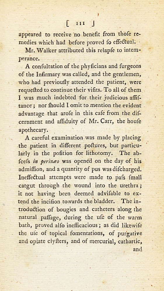 A Case of Retention of Urine, in Which a Puncture of the Bladder, in the Hypogastric Region, Proved, under Very Unpromising Circumstances, Successful; to Which Are Added Three Cases of Retention of Urine, and Some Remarks on Diseases of the Urinary Bladder.