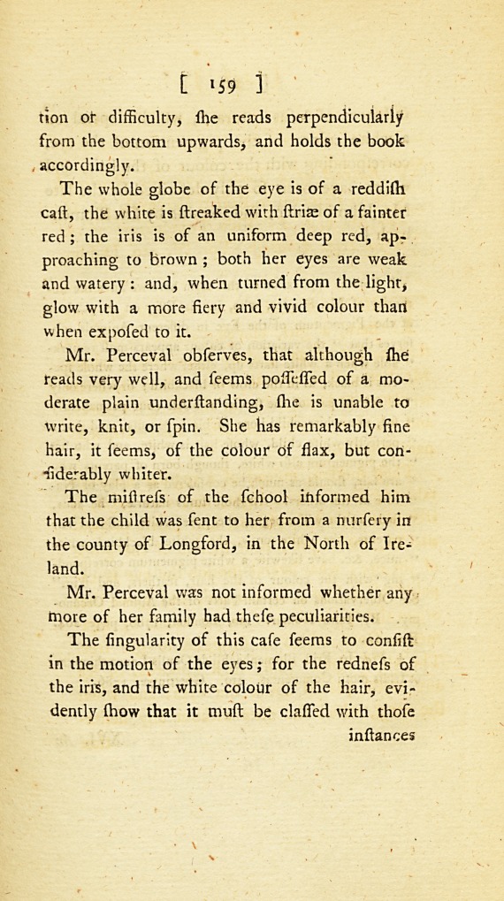 <i>Extract of a Letter from the Reverend</i> Charles Perceval <i>to</i> Robert Perceval, <i>M. D. and M. R. I. A.</i>: From the Transactions of the Royal Irish Academy.