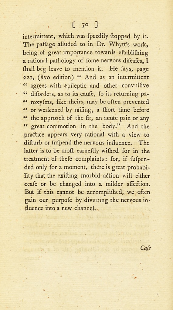 An Account of the Effects of Vitriolic Æther in a Case of Spasmodic Affection of the Stomach; and in Two Cases of Intermittent Fever.