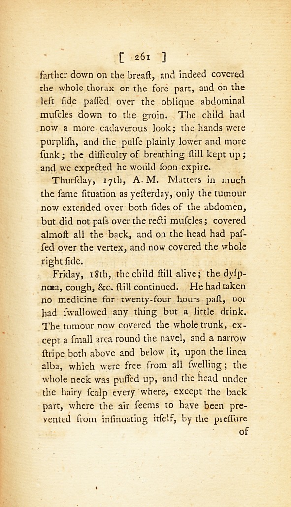 An Account of an Uncommon Case of Emphysema; and of an External Abscess, the Contents of Which Were Discharged by Coughing: From the Same Work.