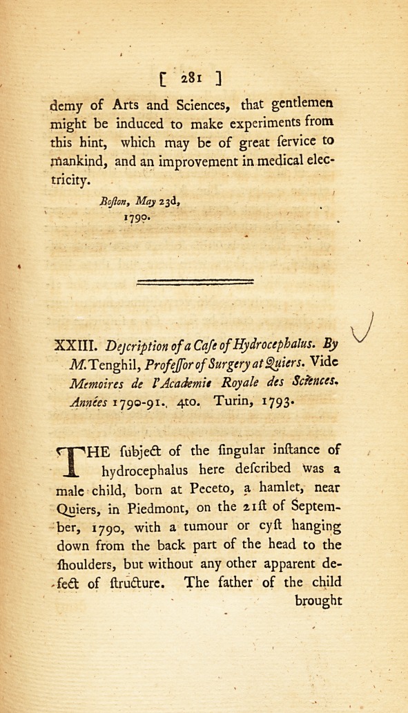 An Account of the Effects of Negative Electricity, in Cases of Burns: From the Same Work.