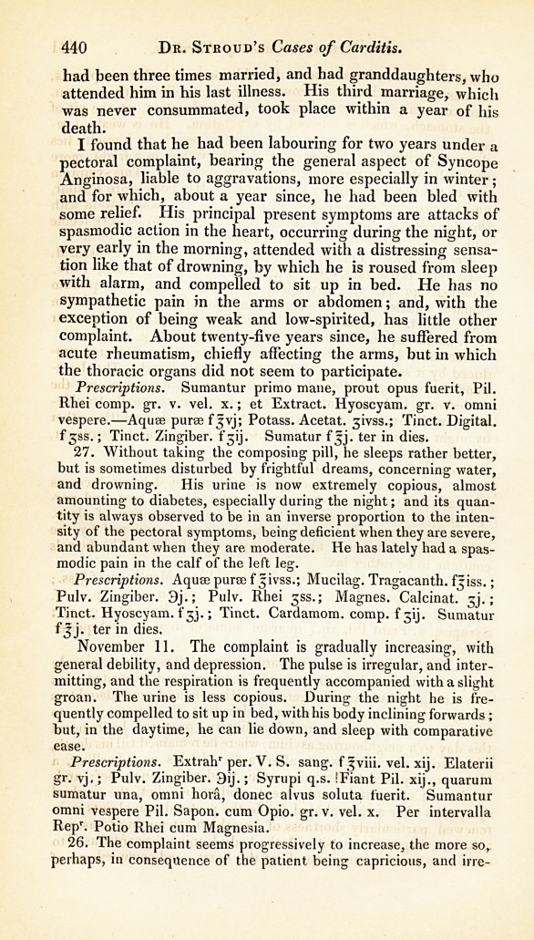 Account of Several Cases of Carditis: With Remarks.