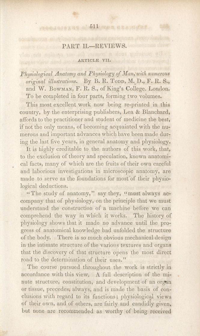 Physiological Anatomy and Physiology of Man, with Numerous Original Illustrations.