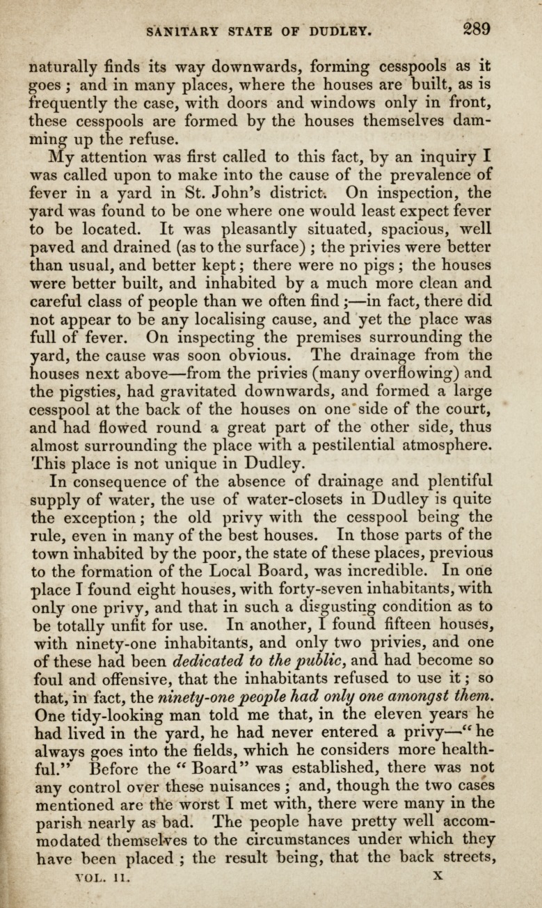Reports on Cities, Towns, and Districts.