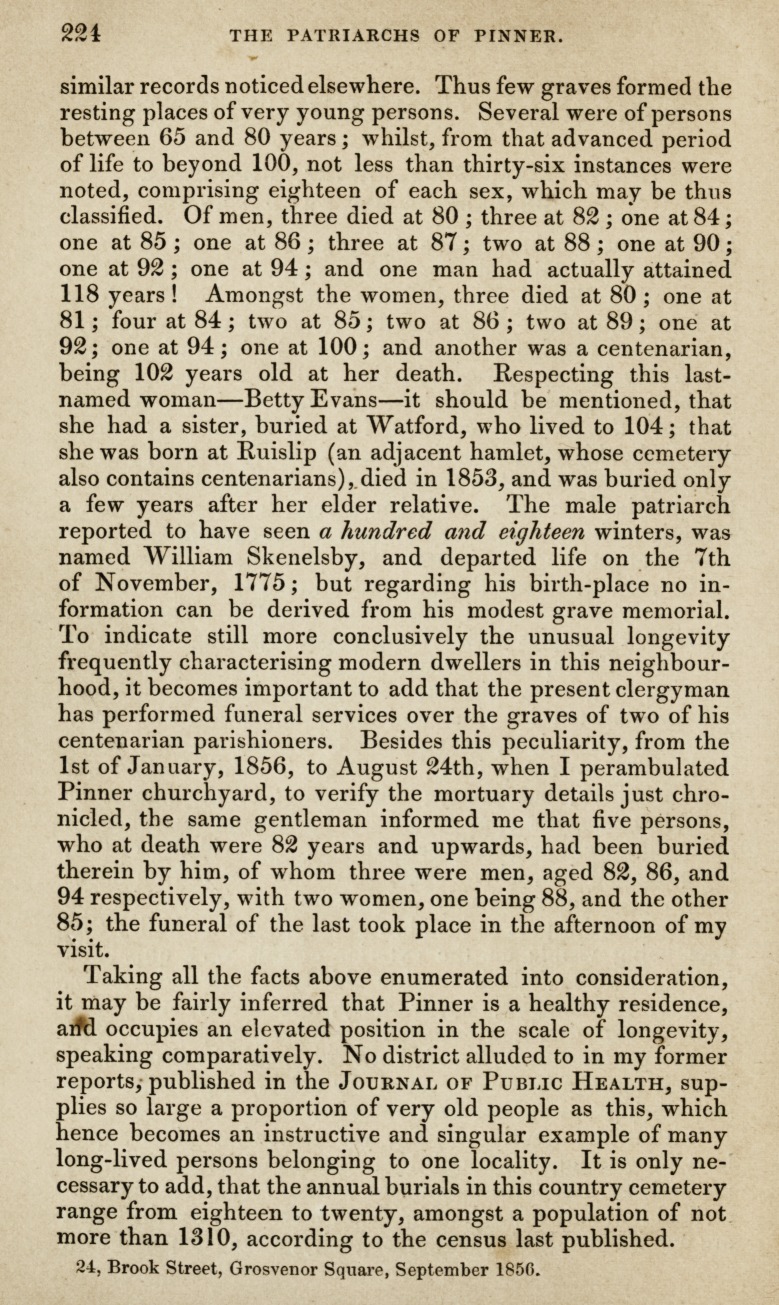 The Patriarchs of Pinner.
