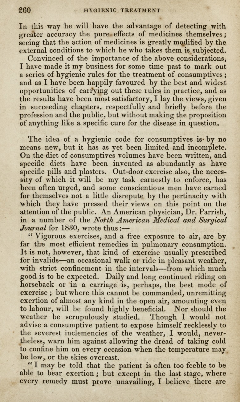 The Hygienic Treatment of Pulmonary Consumption.