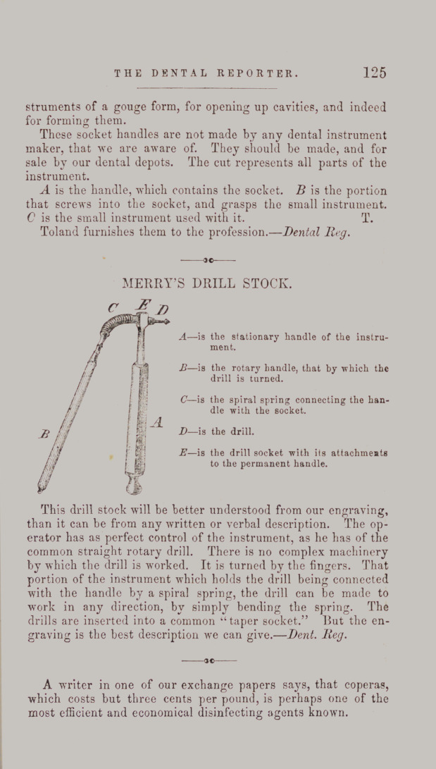 Forbes' Socket Handle.