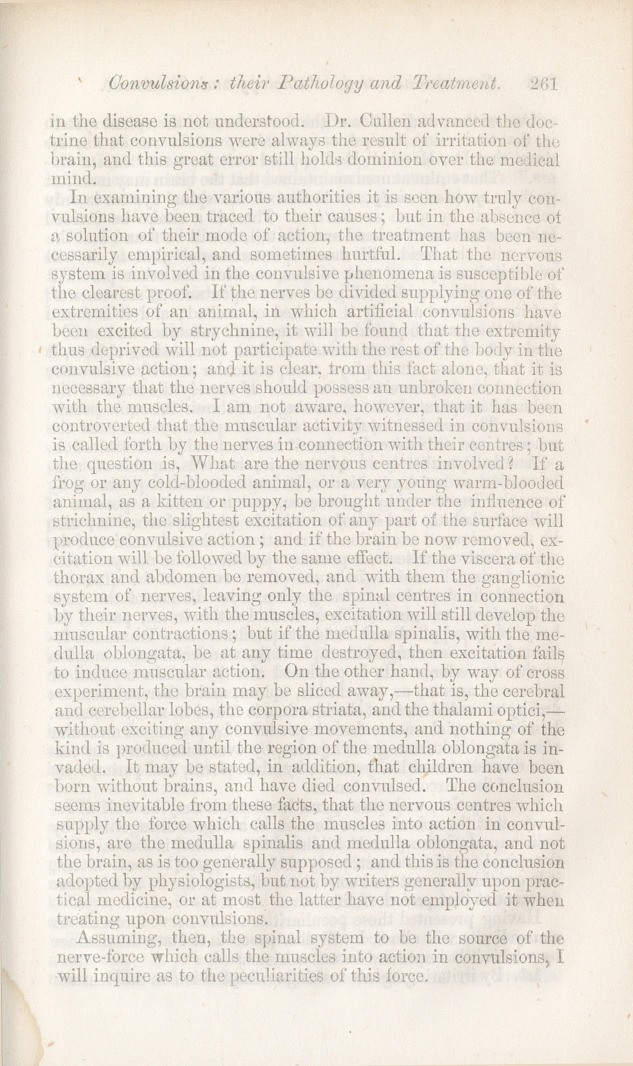 Convulsions, Their Pathology and Treatment: Founded Mainly upon the Teachings of the Late Dr. Marshall Hall.