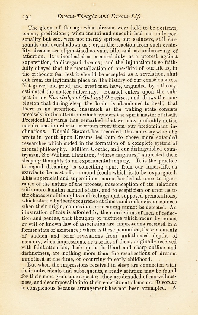 Dream-Thought and Dream-Life.