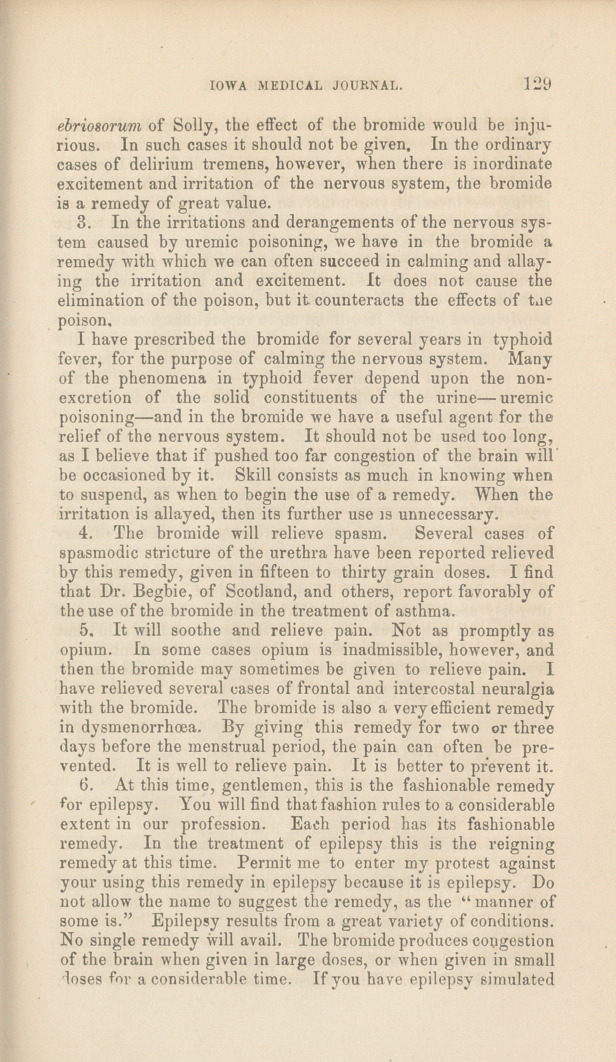 Bromide of Potassium: Extract from a Lecture.