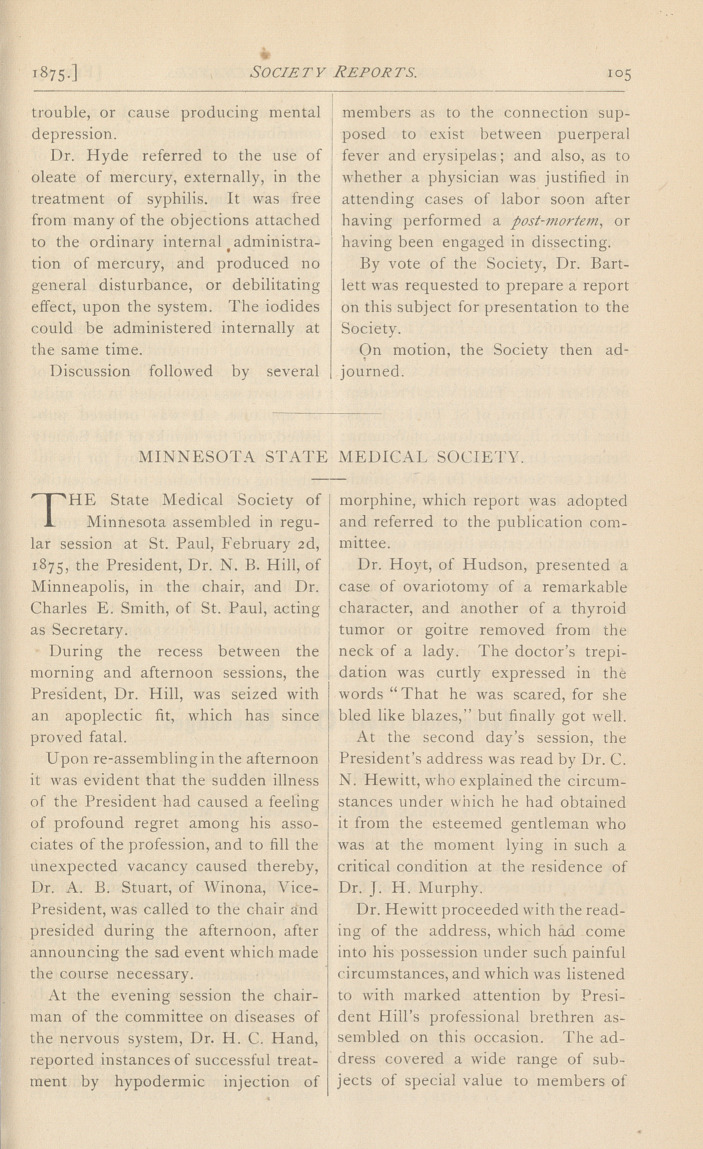 Minnesota State Medical Society.