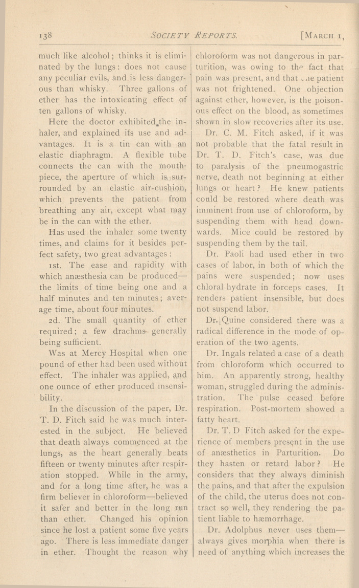 Chicago Medical Society: Regular Meeting Jan. 4, 1875.