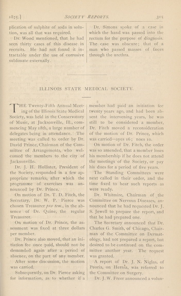 Regular Meeting, May 24, 1875.