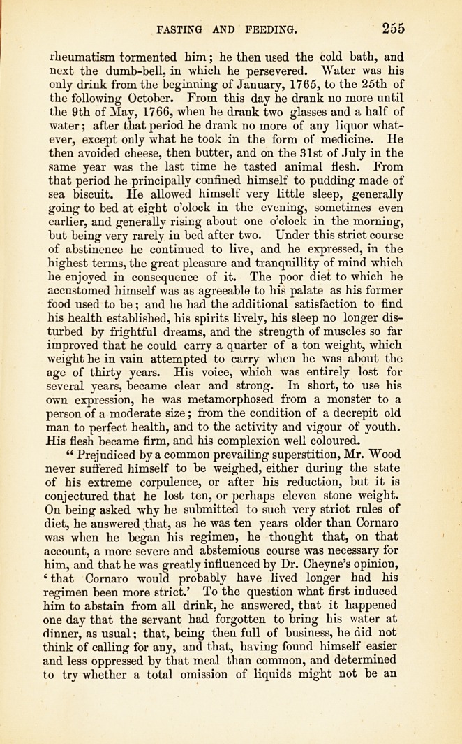 Fasting and Feeding: A Detailed Account of Recorded Instances of Unusual Abstinence from Food, and of Cases Illustrating Inordinate Appetite.