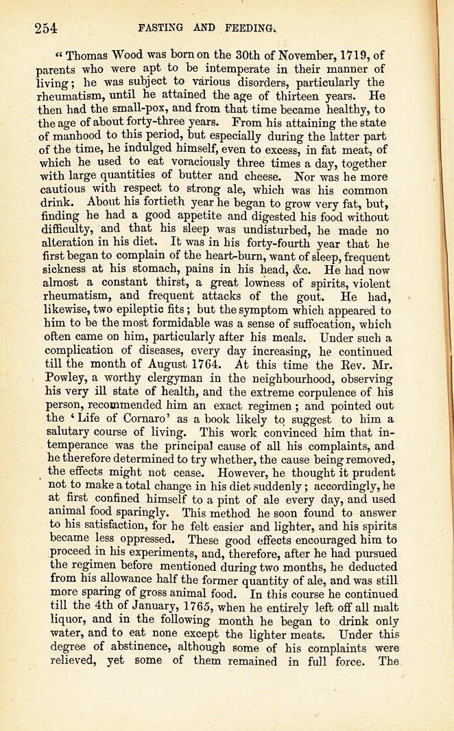 Fasting and Feeding: A Detailed Account of Recorded Instances of Unusual Abstinence from Food, and of Cases Illustrating Inordinate Appetite.