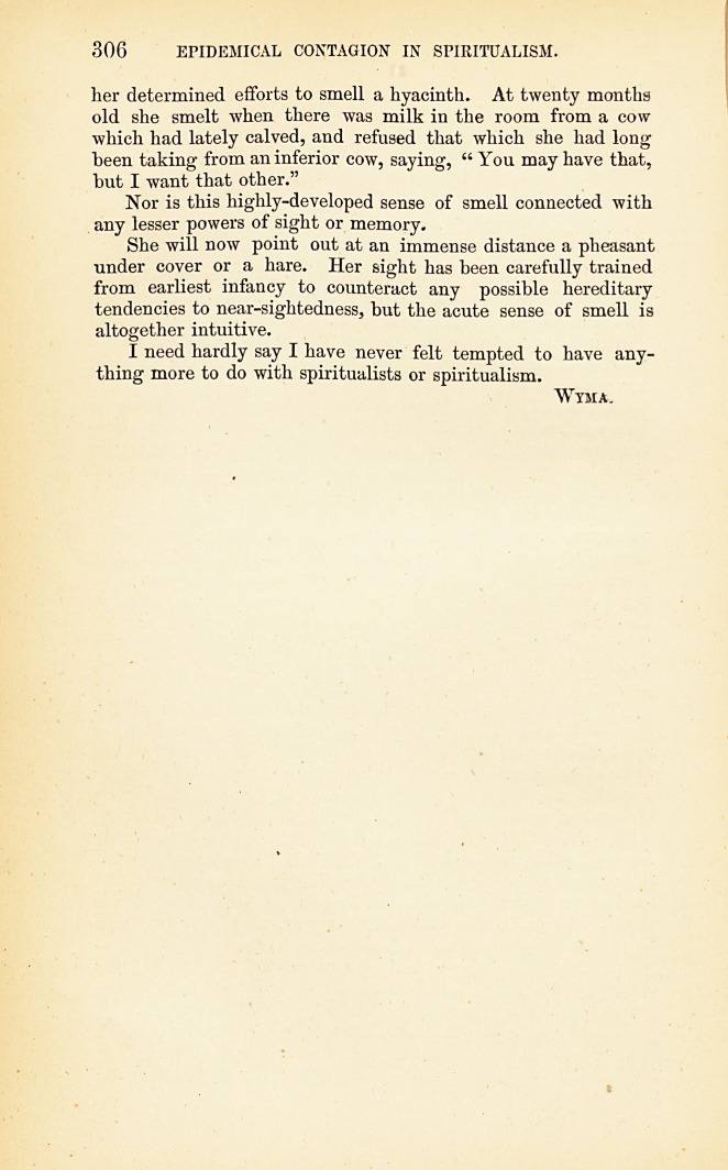 Epidemical Contagion in Spiritualism.