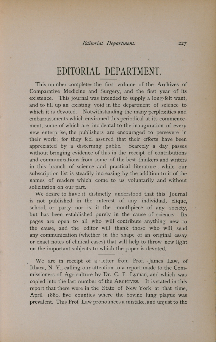 Editorial.