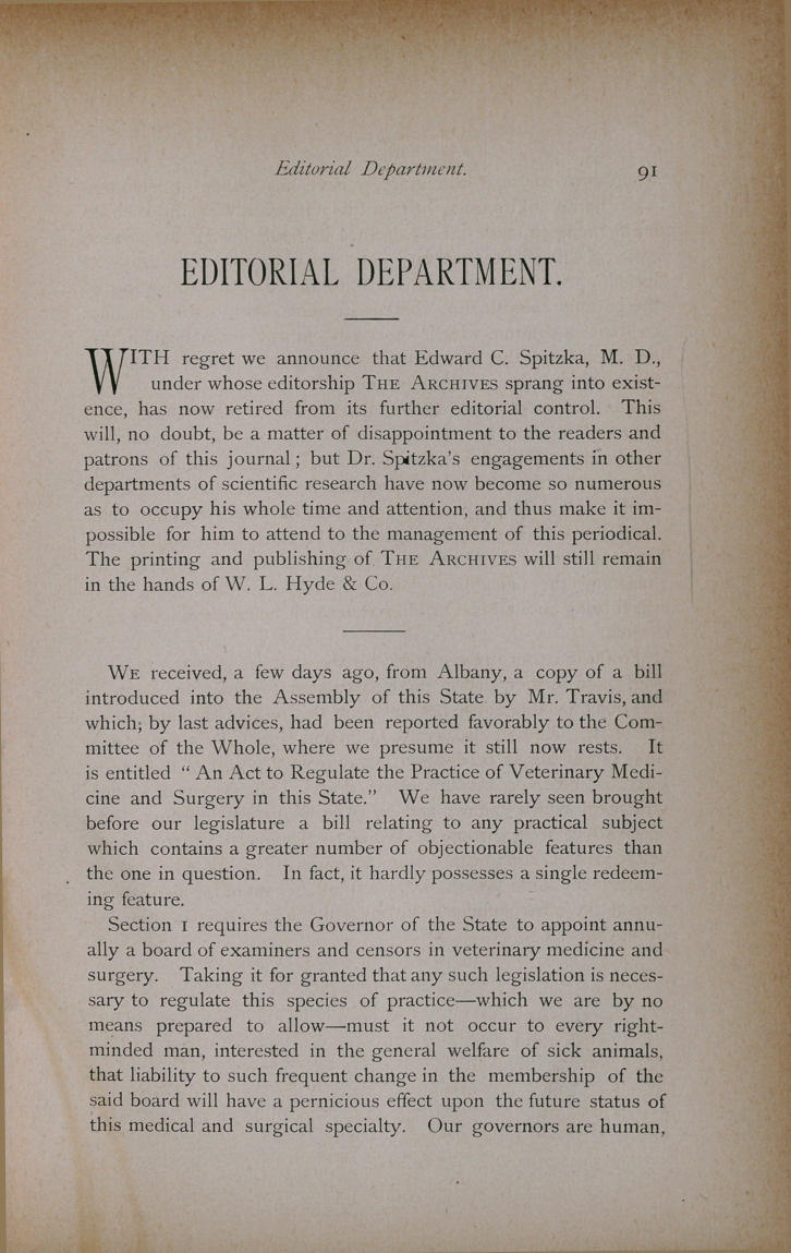 Editorial Department.