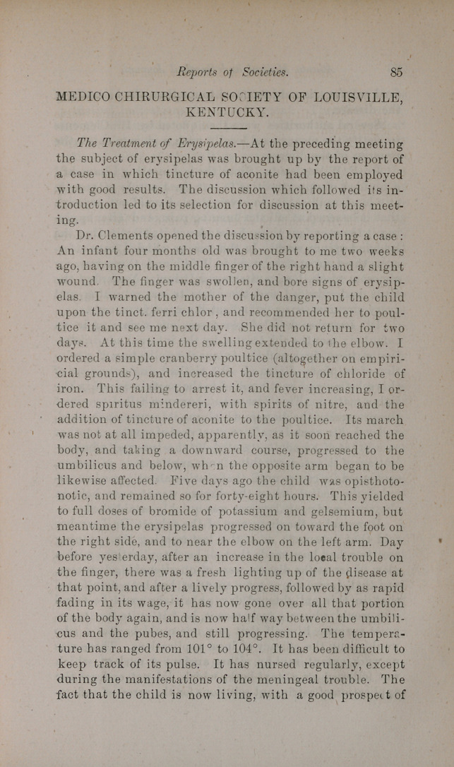 Medico-Chirurgical Society of Louisville, Ky.