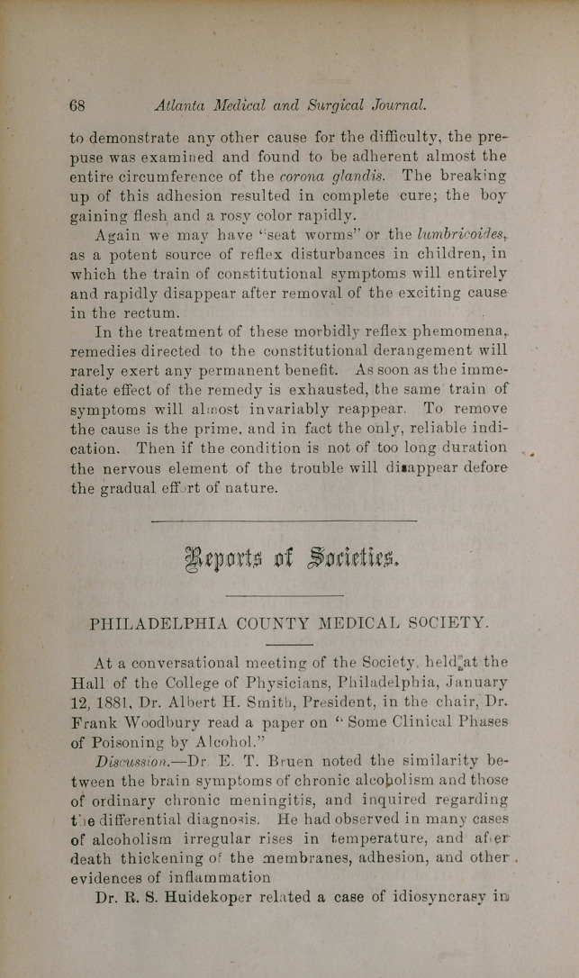 Philadelphia County Medical Society.