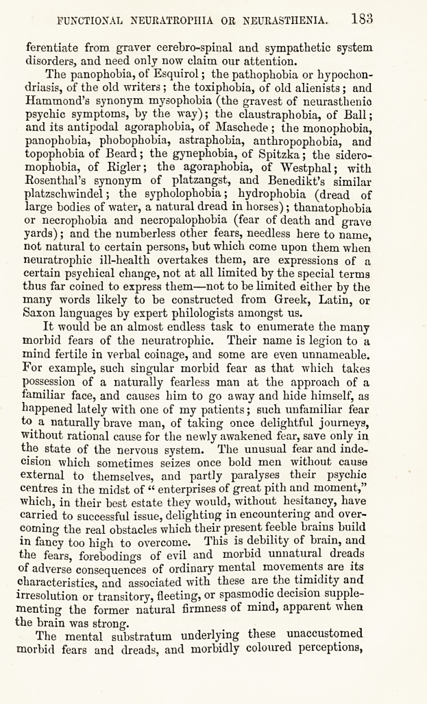 Note on the Essential Psychic Signs of General Functional Neuratrophia or Neurasthenia.