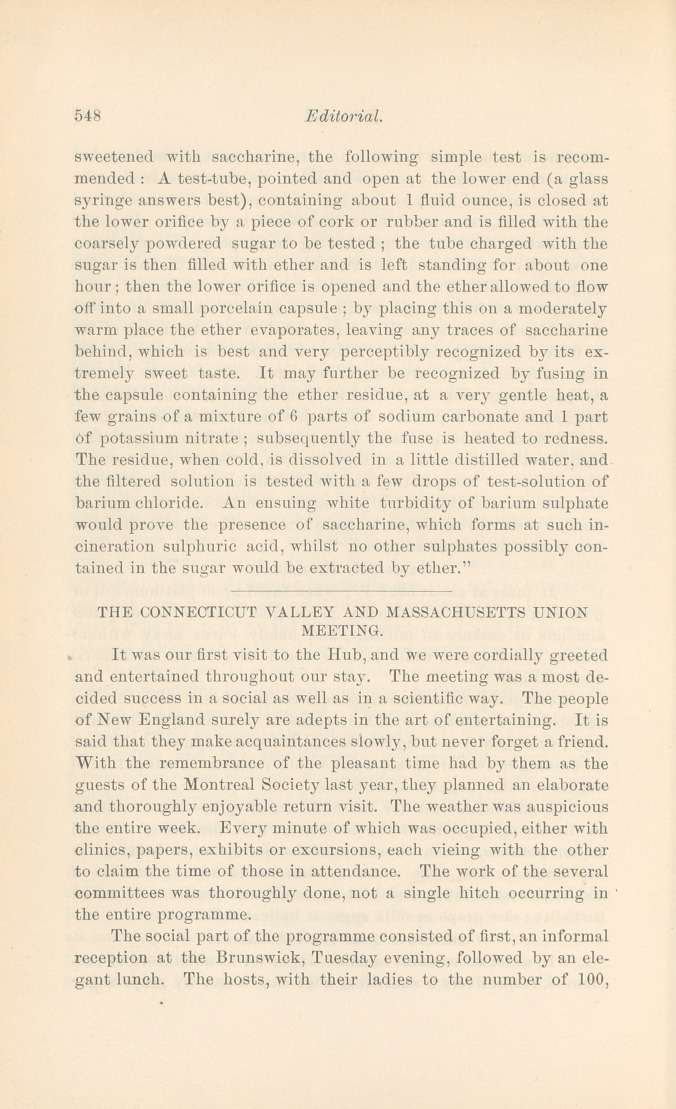 The Connecticut Valley and Massachusetts Union Meeting.