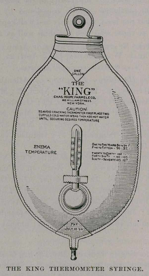 The King Thermometer Syringe.