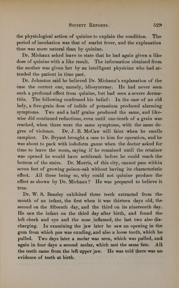 Richmond Academy of Medicine and Surgery: Meeting Held July 12, 1898.