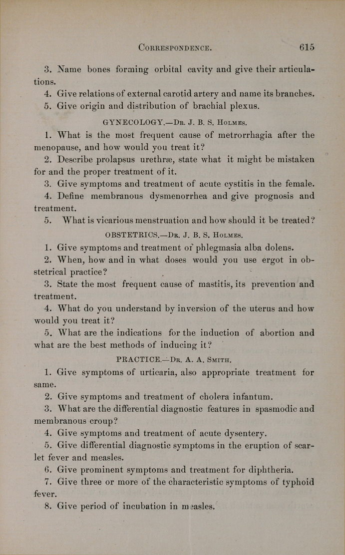 Regular Board of Examiners: Atlanta, Ga., October 11, 1898.