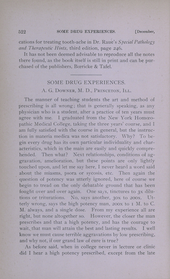 Dr. Hering's Repertory of Tooth-Ache.