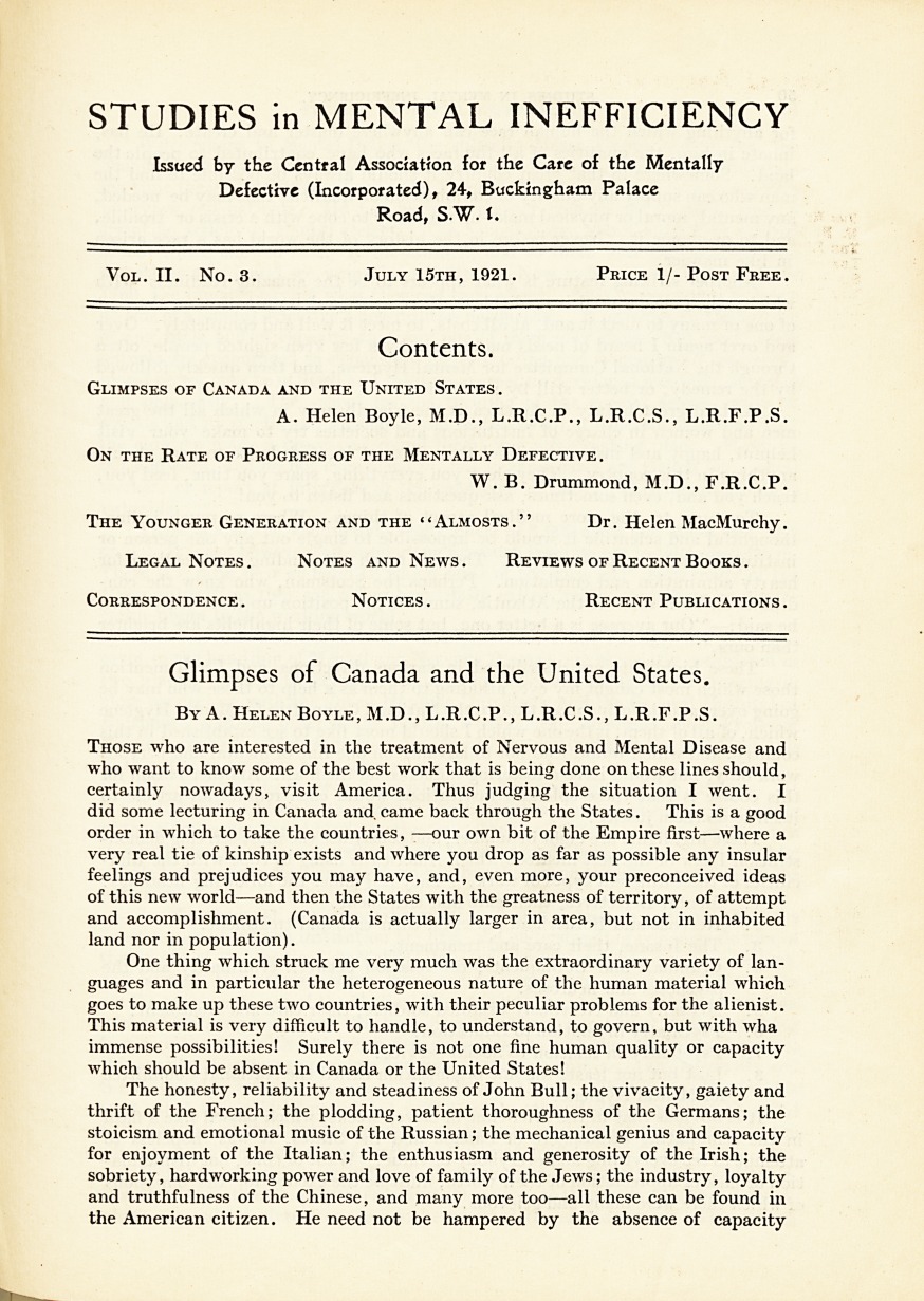 Glimpses of Canada and the United States.