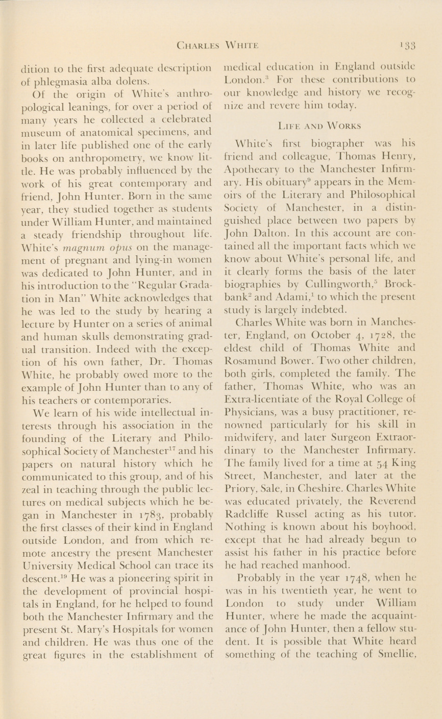 Charles White: Eighteenth Century Surgeon.