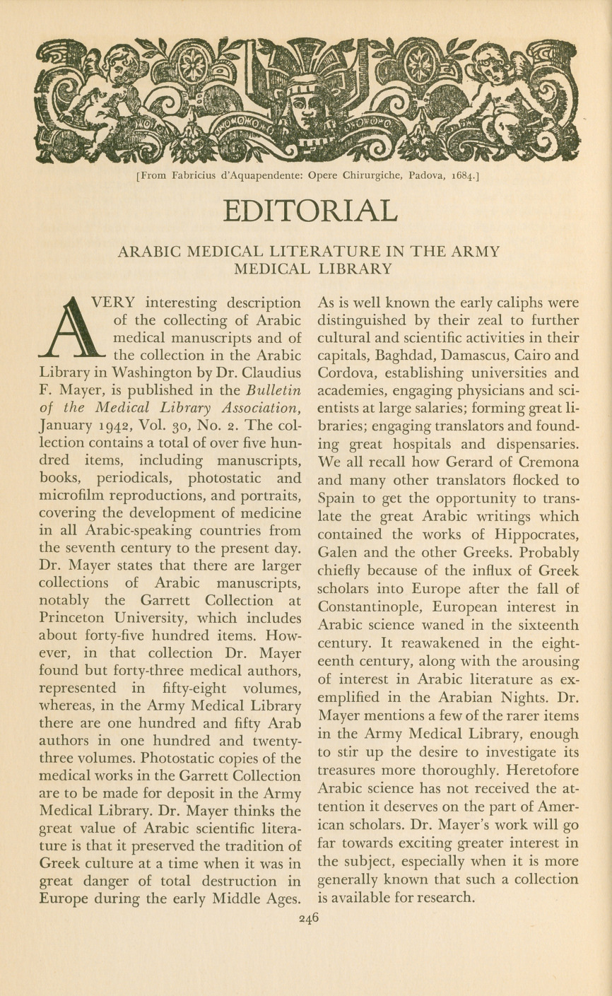 Editorial.