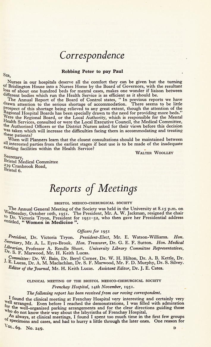 Reports of Meetings.