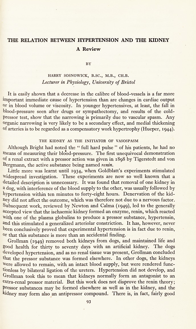 The Relation between Hypertension and the Kidney: A Review.