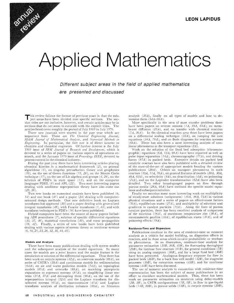 Applied Mathematics