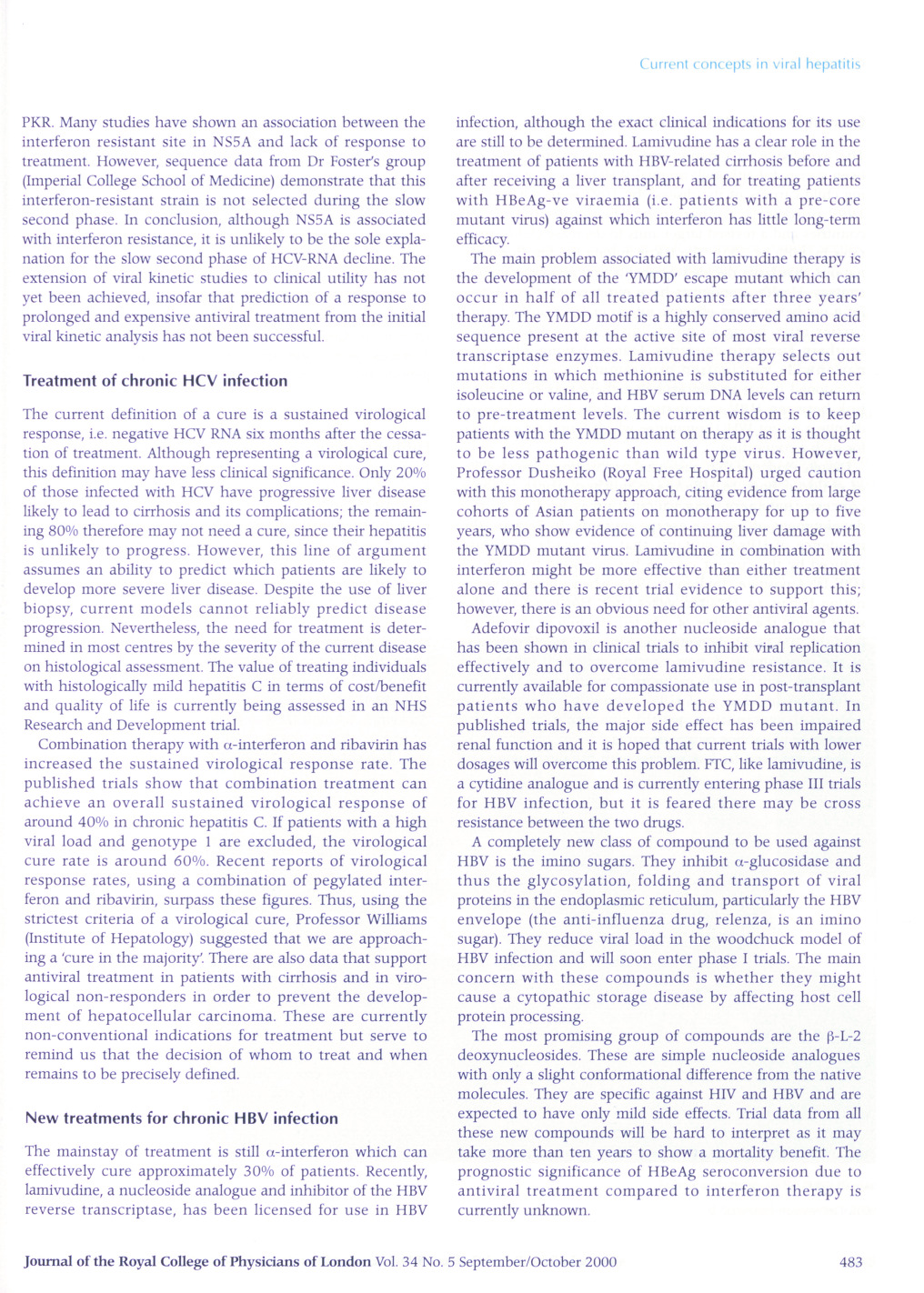 Current concepts in viral hepatitis.