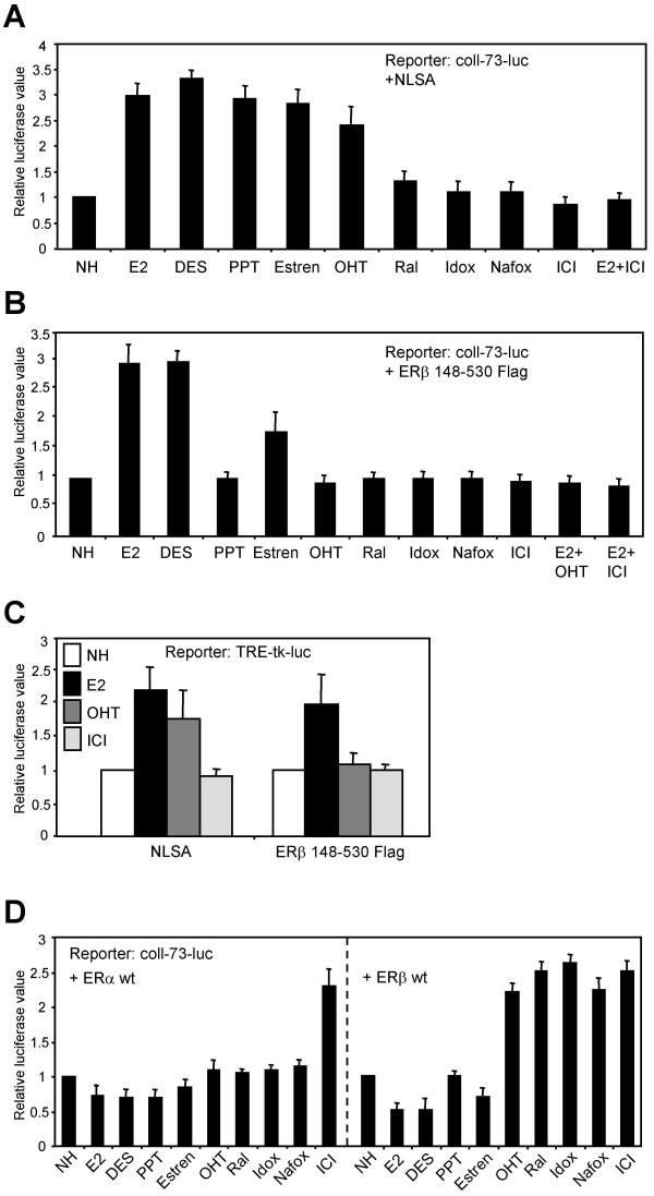 Estrogen receptor-dependent activation of AP-1 via non-genomic signalling.