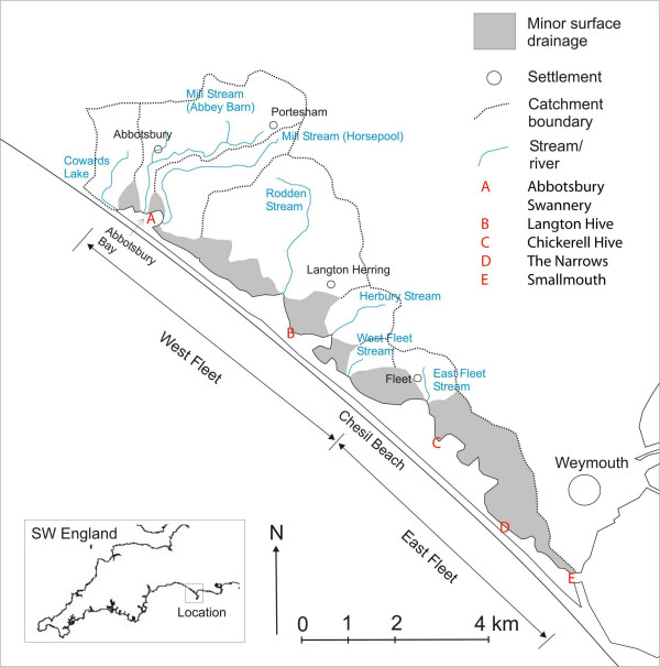 Hindcasting of nutrient loadings from its catchment on a highly valuable coastal lagoon: the example of the Fleet, Dorset, UK, 1866-2004.