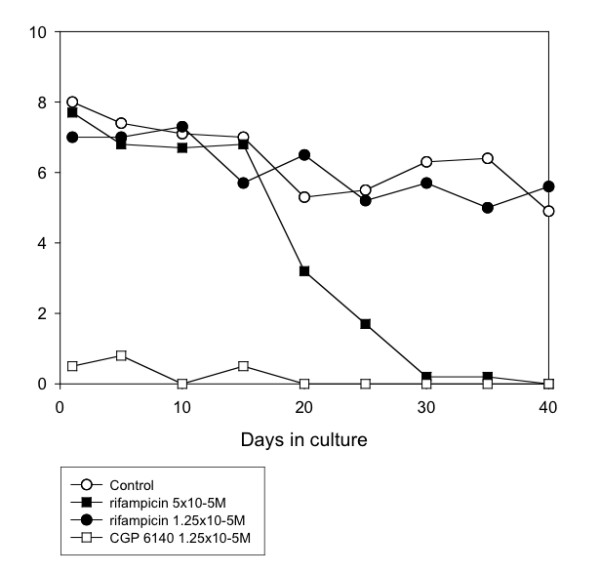 Onchocerca parasites and Wolbachia endosymbionts: evaluation of a spectrum of antibiotic types for activity against Onchocerca gutturosa in vitro.