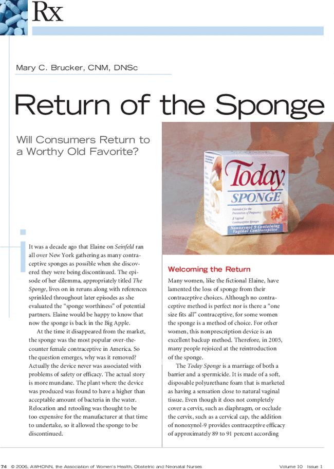 Return of the Sponge