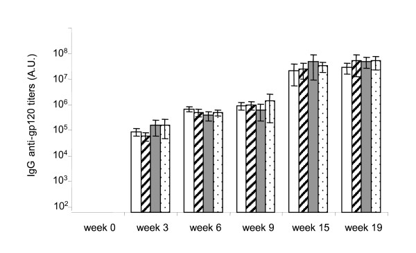 Immunological analysis of a Lactococcus lactis-based DNA vaccine expressing HIV gp120.