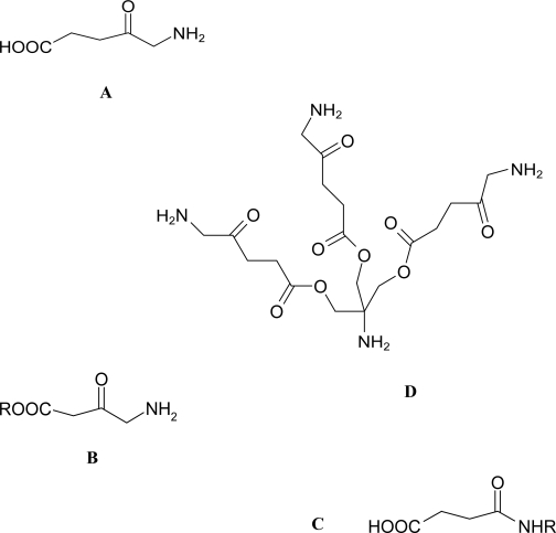 Derivatives of 5-aminolevulinic Acid for photodynamic therapy.